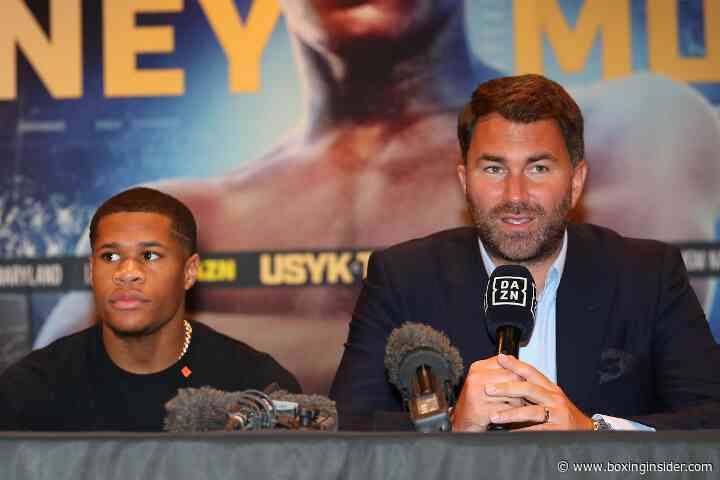 Eddie Hearn: “Show Me Another Fighter At 22 Who’s As Talented As Devin Haney”