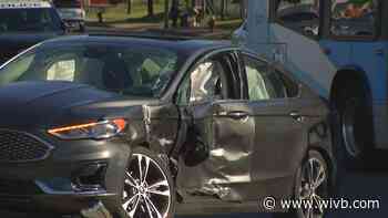 NFTA bus and vehicle collide on Elmwood Ave., five people sent to the hospital with non-life-threatening injuries