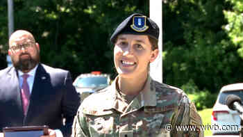 Attica's Lt. Chelsey Hibsch recognized for service as first female airman to graduate from Army Ranger School