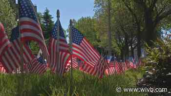 7,300 flags placed at Buffalo Naval Park in honor of veterans who've lost their battle with PTSD