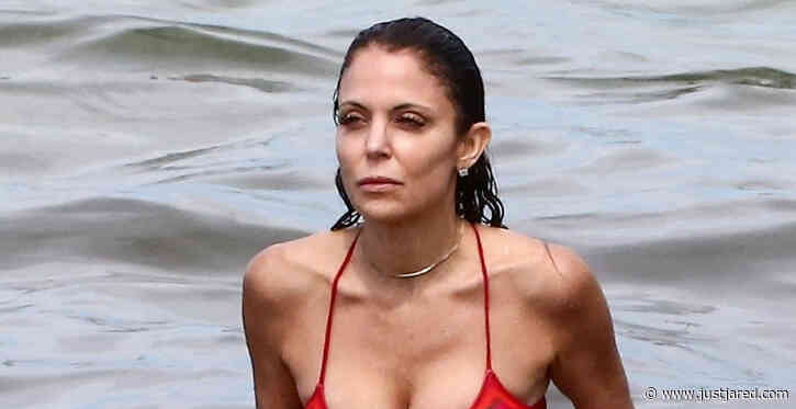 Bethenny Frankel Goes For Dip in the Ocean While on Vacation in Miami