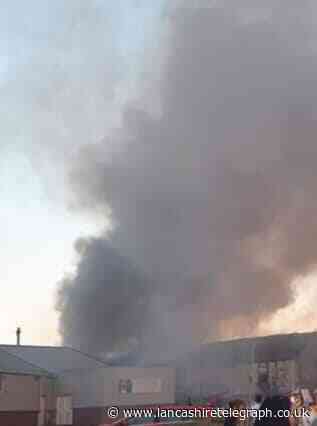 Crews at scene of Accrirngton fire