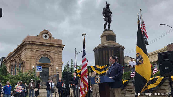City Of Pittsburgh Celebrates Centennial Anniversary Of Lawrenceville Doughboy Statue