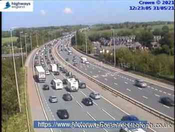 Severe delays on M6 as bank holiday traffic builds