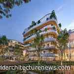 French riparian district renovated in solid wood by Vincent Callebaut Architectures