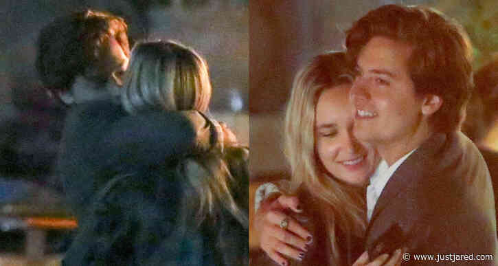 Cole Sprouse Shares Steamy Kiss with Girlfriend Ari Fournier During Date Night!