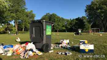 Fireworks, garbage and some violence accompanies rowdy end of curfew in Quebec