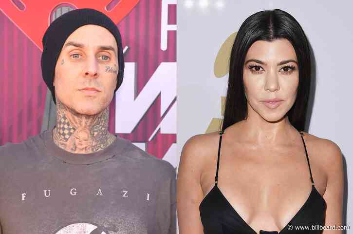 Travis Barker Shows Off His Hair Braiding Skills on Girlfriend Kourtney Kardashian