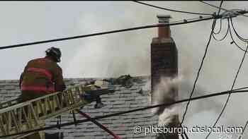 Crews Battle Smoky Fire In Greensburg
