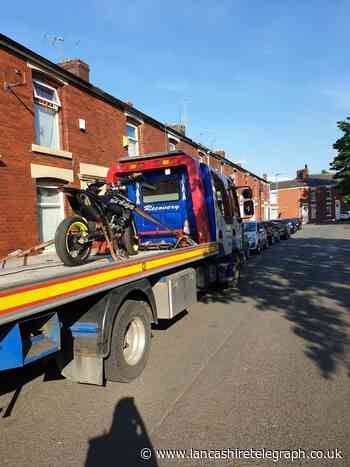 Blackburn: Motorbike seized on Longton Street