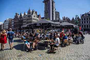 Eindelijk genieten van terrasjesweer: “De Antwerpenaar ontde... (Antwerpen) - Gazet van Antwerpen
