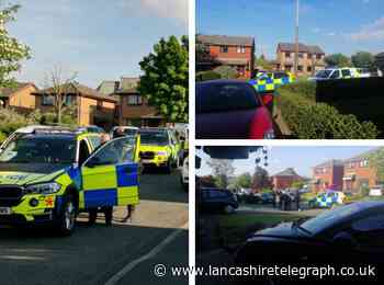 'Machete-wielding man' pinned to floor by armed police in Blackburn cul-de-sac