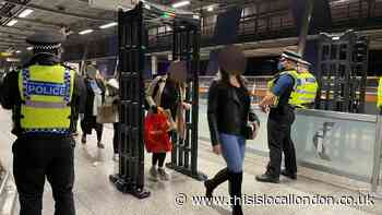 Four males arrested at North Greenwich station in police op