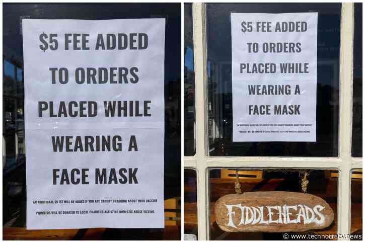 California Cafe: $5 Surcharge For Wearing A Mask