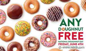 Krispy Kreme offering two free doughnuts to select customers on National Doughnut Day