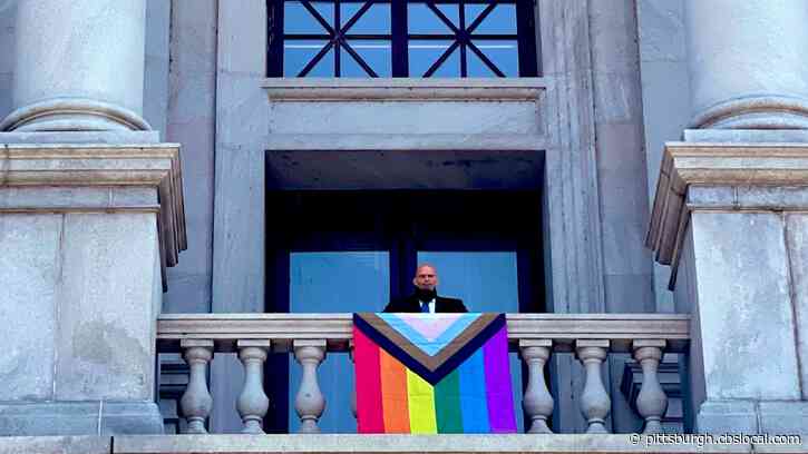 Lt. Gov. John Fetterman ‘Defies’ Republicans By Flying LGBTQIA+ Pride Flags From Office Balcony