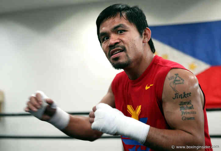 Manny Pacquiao Begins Training For Errol Spence Clash