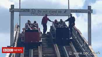 Blackpool Pleasure Beach: Grand National rollercoaster riders rescued
