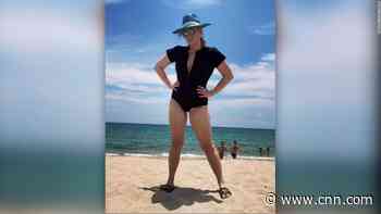 Rebel Wilson shows off new look in bathing suit