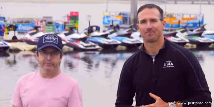 Drew Brees Teaches 'Average Andy' How to eFoil in Hilarious 'Ellen' Skit!