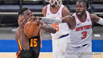 Clint Capela calls out Knicks' physical style of play, says Hawks will send them 'on vacation' in Game 5
