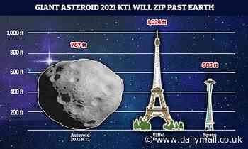 Asteroid the size of the Space Needle will pass near the Earth on Tuesday 