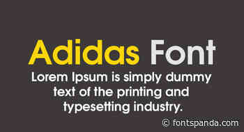 Adidas Font