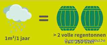 Gemeente promoot samenaankoop van regenwatertonnen - Het Nieuwsblad