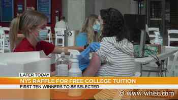 NY vaccine raffle for free college tuition begins Wednesday