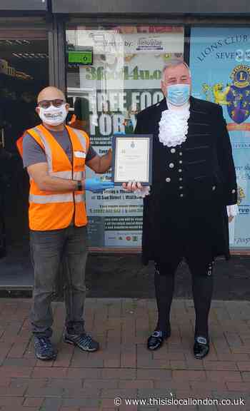 3food4u charity founder receives High Sheriff of Essex Award