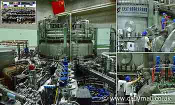 China's 'artificial sun' sets a new world record after running at 216MILLION°F for 100 seconds