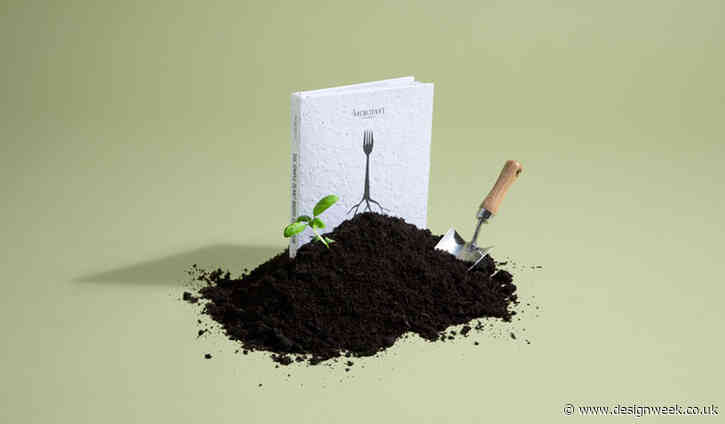 Uncommon designs cookbook cover that can be planted and eaten