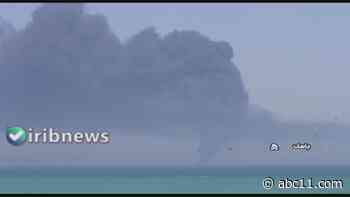 Iran's largest warship catches fire, sinks in Gulf of Oman under unclear circumstances