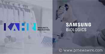 Samsung Biologics and KAHR Medical Announce Development and Manufacturing Agreement for Cancer Immunotherapy Drug Candidate - PRNewswire