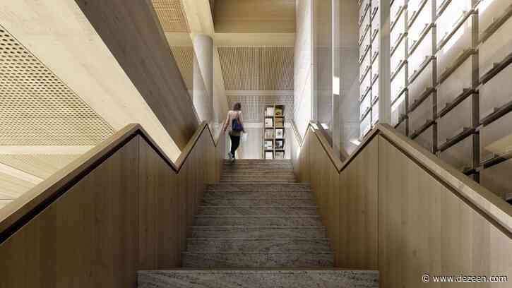 Cobe reveals design for Gothenburg University Library with facade curved like book pages