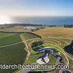 Australia’s winery’s curvaceous design evokes the pouring of wine