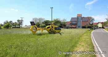 Sassendorf im Landkreis Bamberg: Junger Mann verletzt sich schwer bei Abbrucharbeiten.