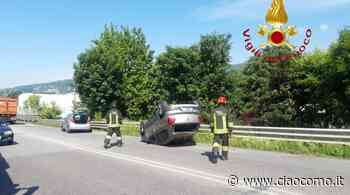 Erba, auto ribaltata ed elicottero a Schignano per soccorrere un uomo che sta male in casa - CiaoComo