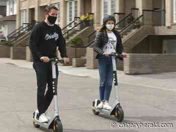 E-scooters return to Calgary, with e-bikes to come - Calgary Herald