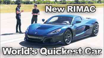 2,000 horsepower Rimac Nevera shown off on video