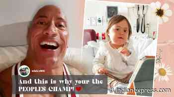Dwayne Johnson sings song from ‘Moana’ for 4-year-old fan with cancer - The Indian Express