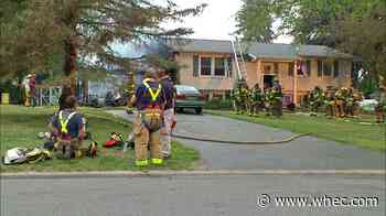Garage destroyed in Brockport fire
