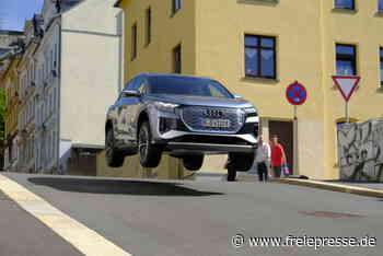 Audi Q4 e-tron in Reichenbach unterwegs: Die Geschichte hinter der Testfahrt - Freie Presse