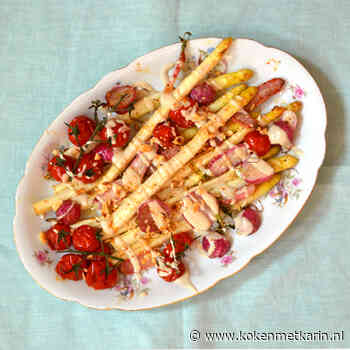 Asperges met tahin