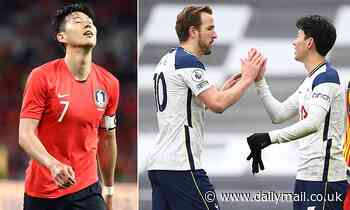 Son Heung-min hits back at reporters when asked about Tottenham team-mate Harry Kane's future