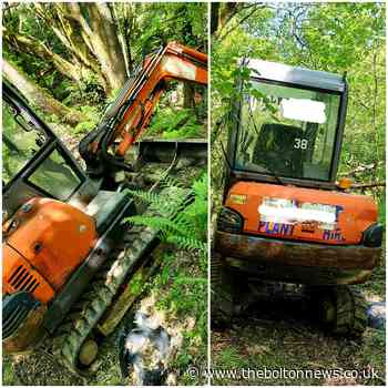 Stolen mini digger found in Bolton