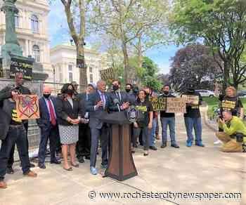 In Albany, advocates rally for an end to qualified immunity