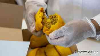 The goat patty at this Eglinton East shop is a great blend of flavour and texture