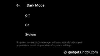 Facebook Messenger on Android Getting Additional System Setting for Dark Mode, User Reports