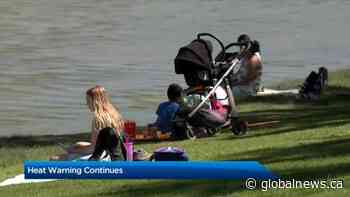 Heat warning remains in place for Calgary amid hot weather